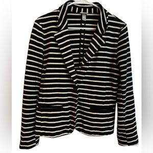 Women’s Blazer Black And White Size M